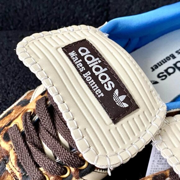 New Adidas x Wales Bonner Samba Pony Leopard Print Women's Sneaker - Picture 7 of 7